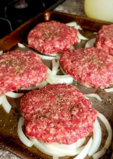 Hamburger Steak with Onions