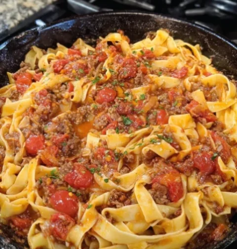 Italian drunken noodles