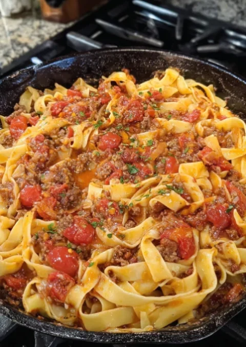 Italian drunken noodles