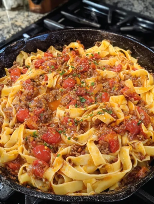 Italian drunken noodles