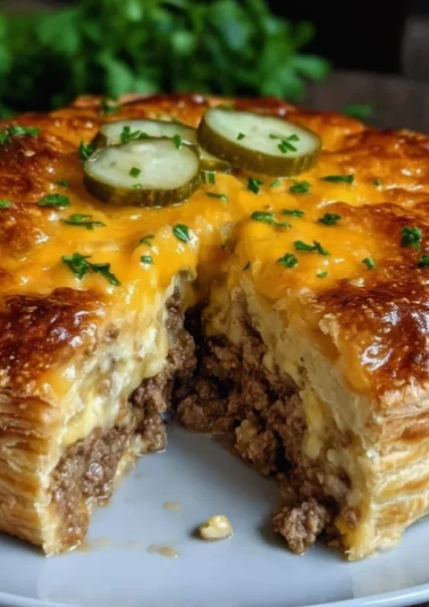 Loaded Cheeseburger Pastries