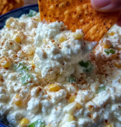 Loaded Creamy Corn Dip