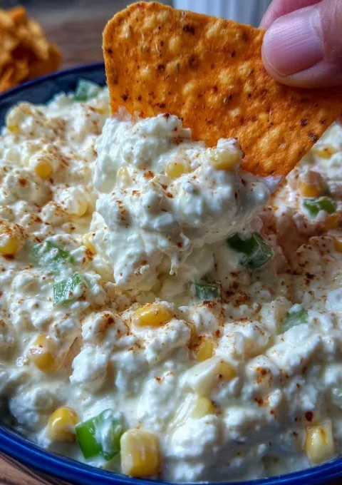 Loaded Creamy Corn Dip
