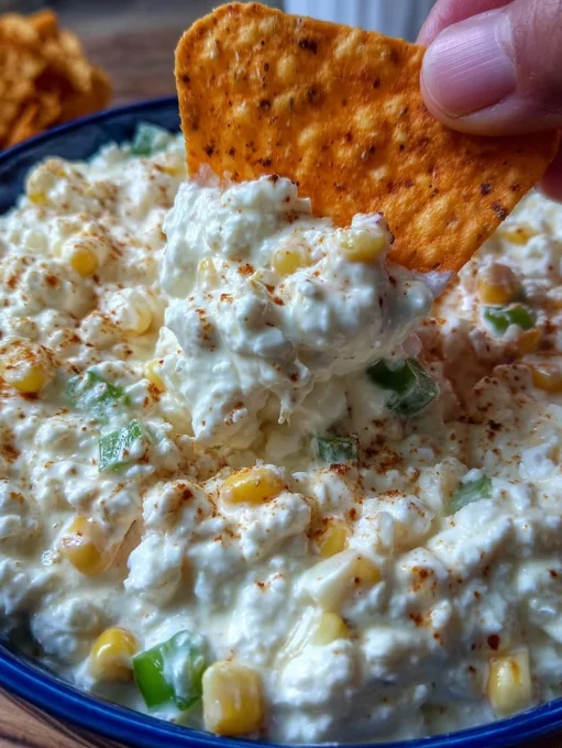 Loaded Creamy Corn Dip