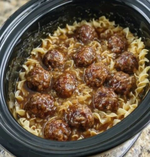 Meatballs and Noodles