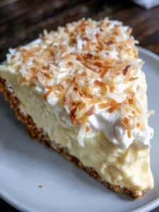 No-Bake Coconut Cream Pie