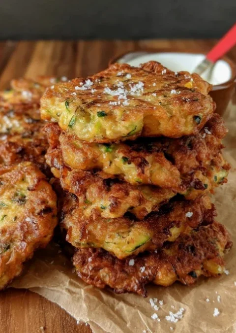 Okra and Green Tomato Fritters