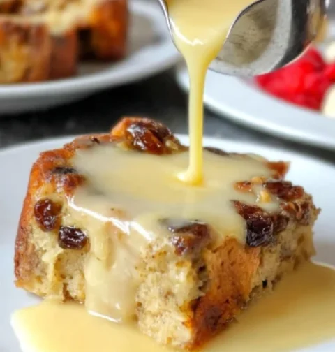 old fashioned bread pudding