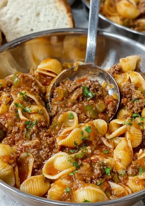 Pasta with meat sauce