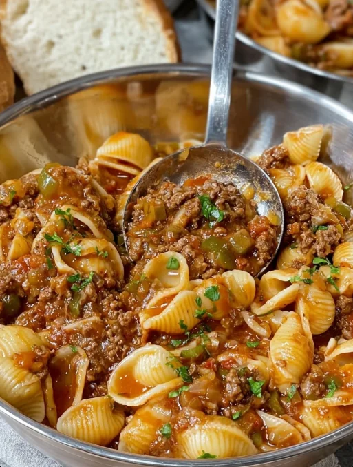 Pasta with meat sauce