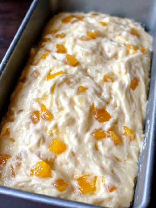 Peaches & Cream Cheese Loaf