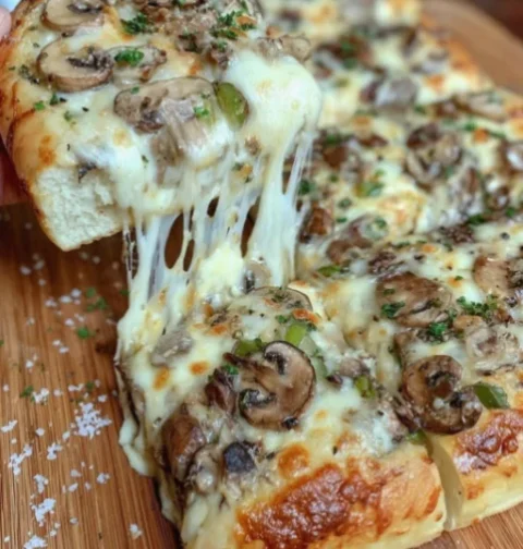 Philly Cheesesteak Cheesy Bread