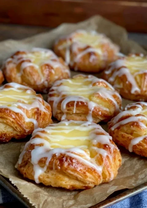 Pineapple Cream Cheese Danish