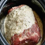 Oven-Baked 4-Ingredient Amish Beef and Bell Pepper Bake