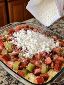 Rhubarb Cake Dessert