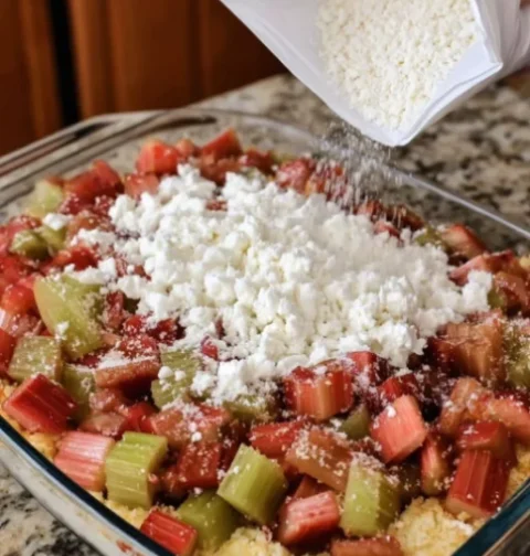 Rhubarb Cake Dessert