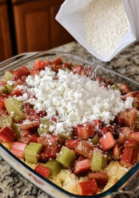 Rhubarb Cake Dessert