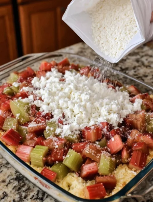 Rhubarb Cake Dessert