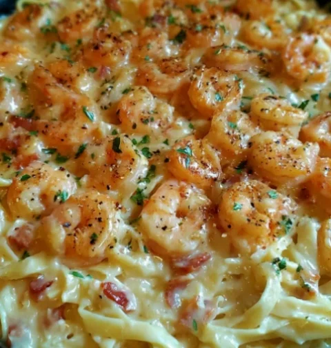 Shrimp Alfredo Pasta