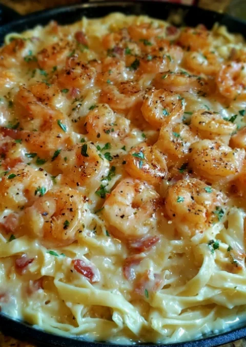 Shrimp Alfredo Pasta
