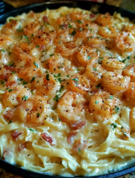 Shrimp Alfredo Pasta