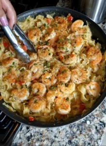 Shrimp Fettuccine Alfredo