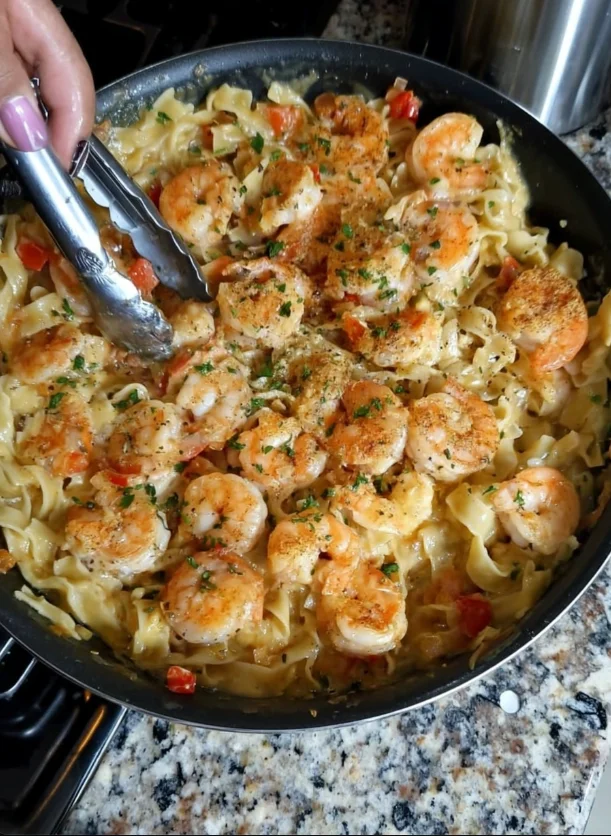 Shrimp Fettuccine Alfredo