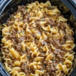 Slow Cooker Pierogi & Sausage Casserole