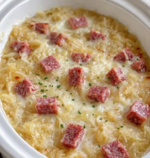 Slow Cooker Creamy Reuben Soup