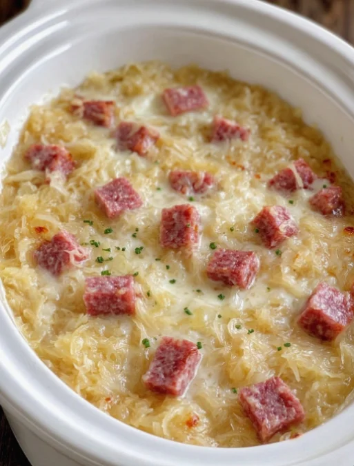 Slow Cooker Creamy Reuben Soup