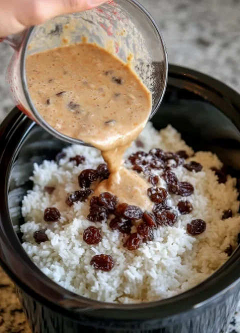 Slow Cooker Rice Pudding