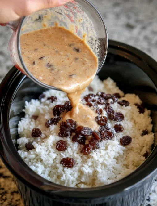 Slow Cooker Rice Pudding