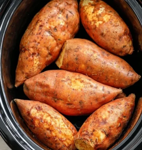 Slow Cooker Sweet Potatoes