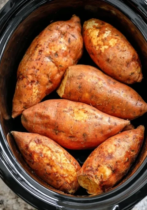 Slow Cooker Sweet Potatoes