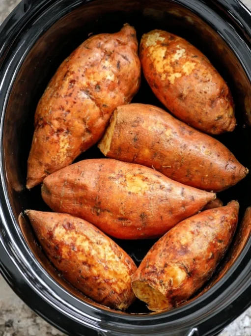 Slow Cooker Sweet Potatoes