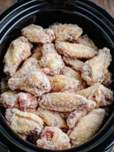 3-Ingredient Slow Cooker Poor Man’s Tax Day Wings