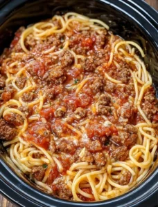 Spaghetti and Meat Sauce