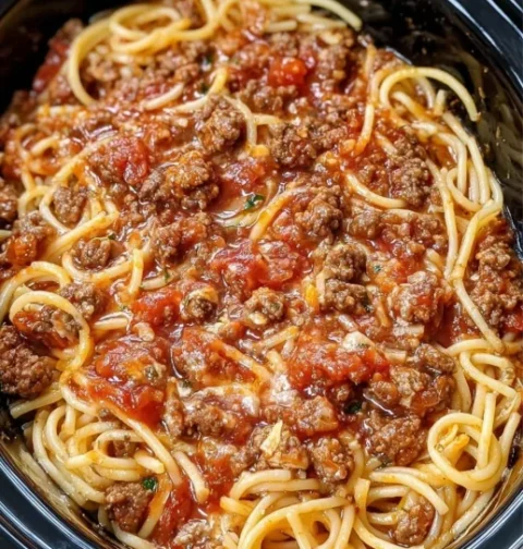 Spaghetti and Meat Sauce