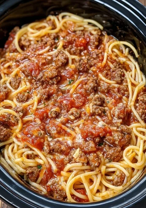 Spaghetti and Meat Sauce