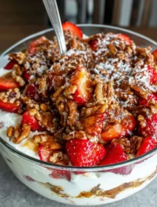 Strawberry Crunch Dessert