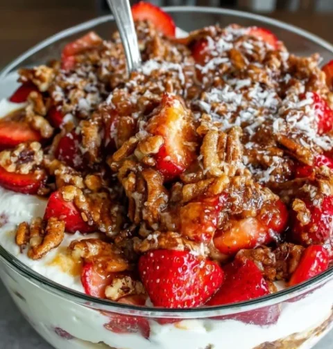 Strawberry Crunch Dessert
