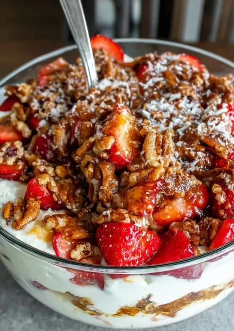 Strawberry Crunch Dessert