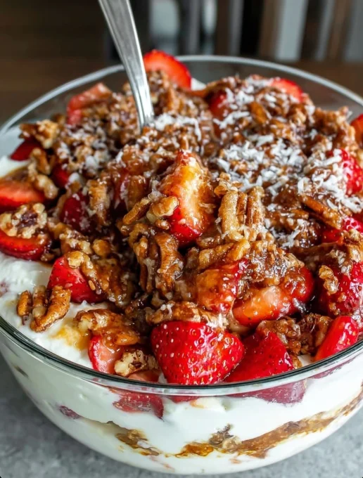 Strawberry Crunch Dessert