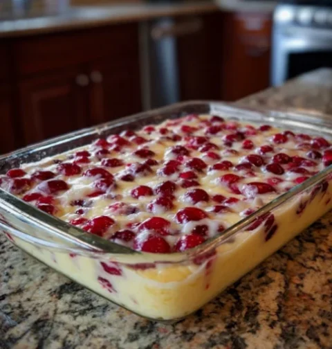 3-ingredient cherry dessert