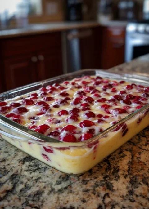 3-ingredient cherry dessert