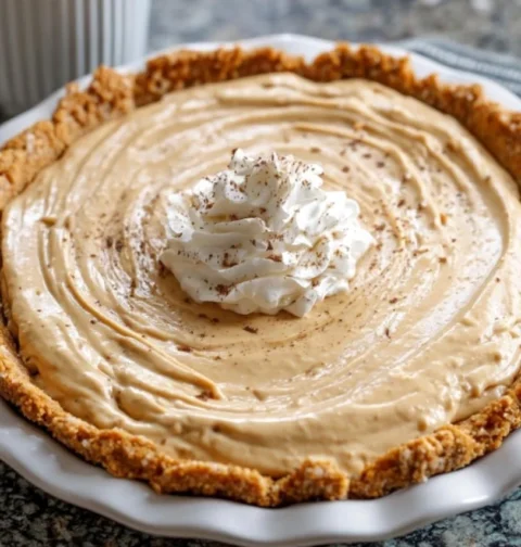 4-Ingredient Amish Peanut Butter Pie