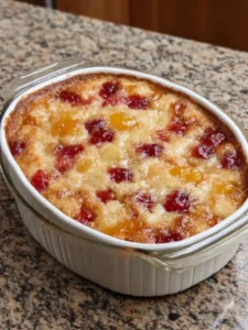 4-Ingredient Depression Era Fruit Cocktail Cake