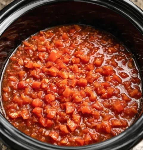 4-Ingredient Slow Cooker Poor Man's Lazy Lasagna