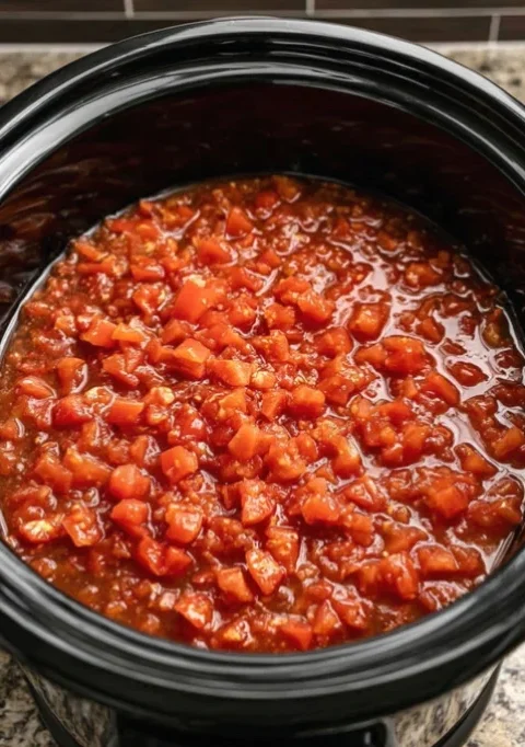 4-Ingredient Slow Cooker Poor Man's Lazy Lasagna