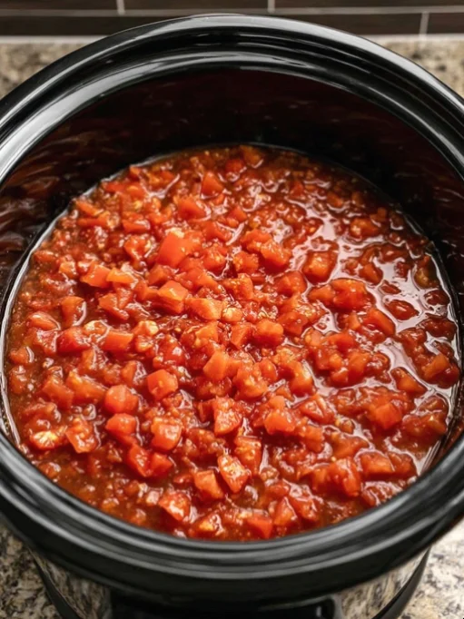 4-Ingredient Slow Cooker Poor Man's Lazy Lasagna